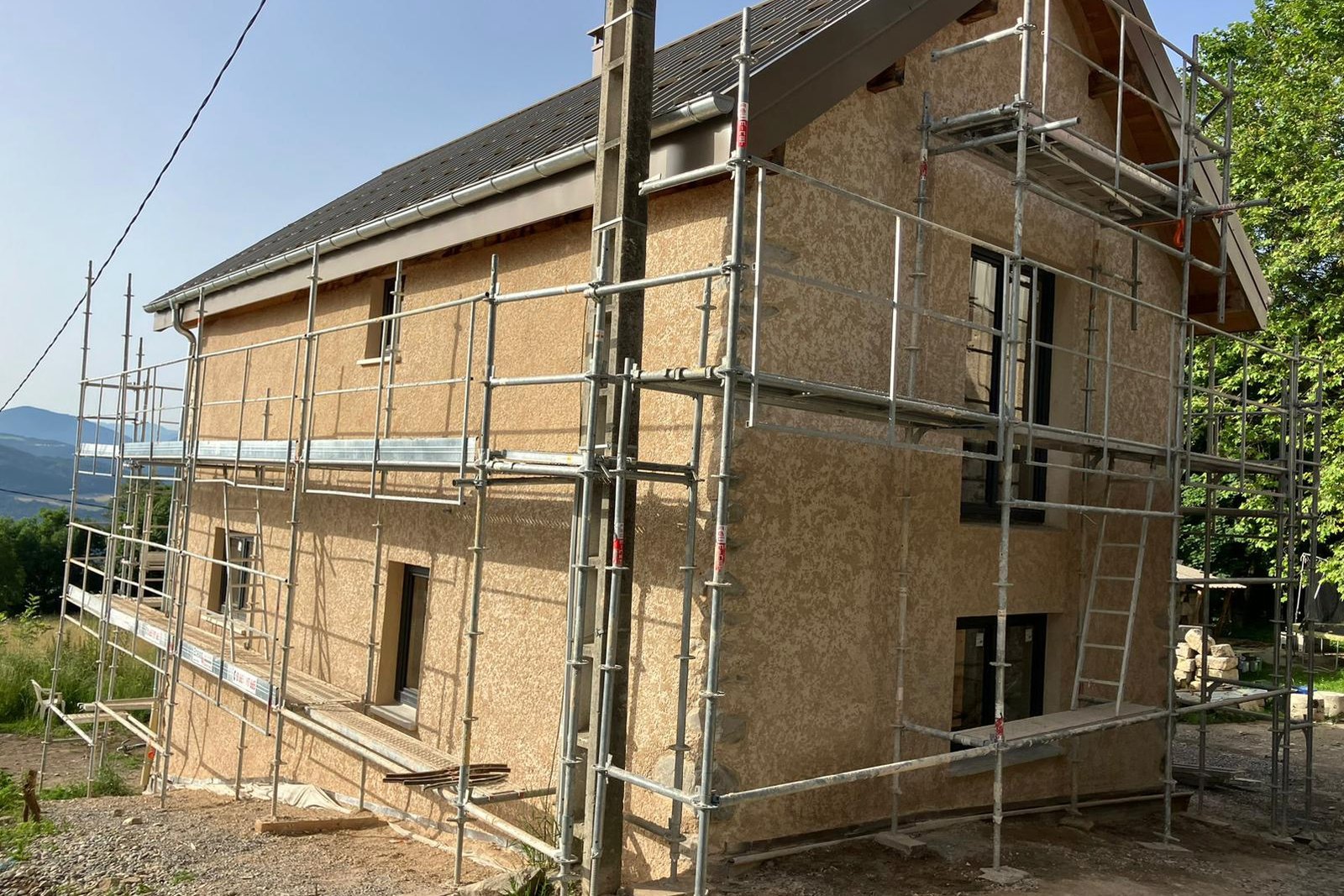 Après — Rénovation d'une façade en pierre