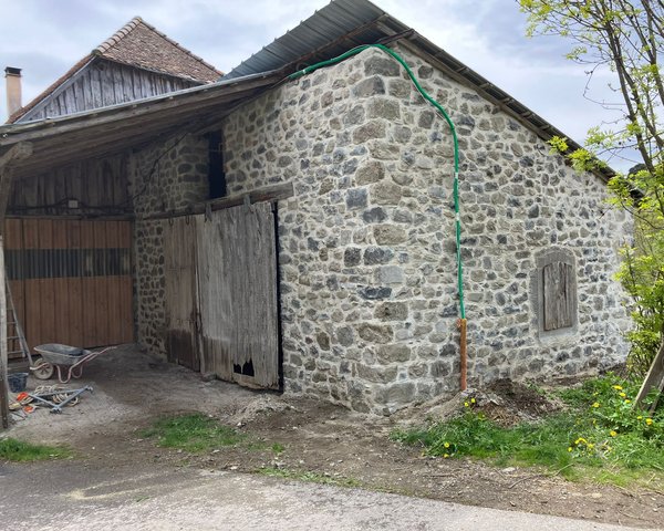 Chantier à Chaillol