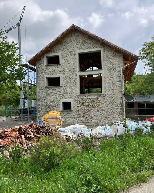 Reprise d'une façade en pierre